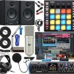 PreSonus Studio 24c 2x2 Audio/MIDI Interface Complete Studio Bundle With Software Kit, ATOM MIDI/Production Pad Controller, Eris E3.5 Pair Monitors & Adjustable Suspension Boom Arm + HD7 Headphones