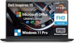 Dell Inspiron 15 3000 Laptop Notebook PC, FHD 15.6 Laptop Computer, AMD Ryzen 5, 16GB RAM 512GB SSD+512GB Docking Set, Lifetime Microsoft Office, Windows 11 Pro, 10-Key Number Pad