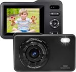 Digital Camera, Dummy Camera For Kids With 64GB Card FHD1080P 16x Zoom Anti Shake Exquisite Compact And Portable For Boys, Girls Kids. Pink