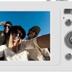 Digital Camera With 32GB Card,48MP Compact Portable Small Point Shoot Camera,FHD 1080P Point And Shoot Digital Cameras With 16X Zoom,for Boys Girls Teens GiftsWhite