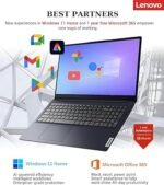 Lenovo Ideapad 1 15 Inch Laptop Computer, FHD 15.6 Laptop Notebook PC, Thin Lightweight Laptop College Students, 12GB RAM 512GB SSD, Windows 11 Laptop Microsoft Office 365 1Y, 10-Key Number Pad Camera - Image 3