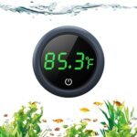 PAIZOO Fish Tank Digital Thermometer Accurate LED Display To 0.9 F Tank Thermometer Aquarium Temperature Measurement Suitable For Fish, Axolotl, Turtle Or Aquatic