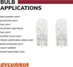 SYLVANIA - 194 Long Life Miniature - Bulb, Ideal for Interior Lighting – Trunk, Cargo and License Plate Contains 2 Bulbs - Image 2