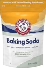 ARM & Hammer Baking Soda Made In USA, Ideal For Baking, Pure & Natural, 2.7lb Bag