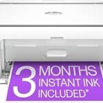 HP DeskJet 2855e Wireless All-in-One Color Inkjet Printer, Scanner, Copier, Best-for-home, 3 Months Of Instant Ink Included, Single-band Wi-Fi Connectivity 588S5A